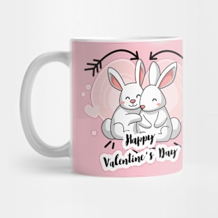 Rabbits in Love Mug